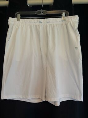 Women's White Athletic Shorts - Lightweight Active Performance